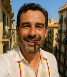 Imagen de Álvaro Cano, usuario de Wazamba Casino desde A Coruña, comentando su visión sobre el juego responsable.